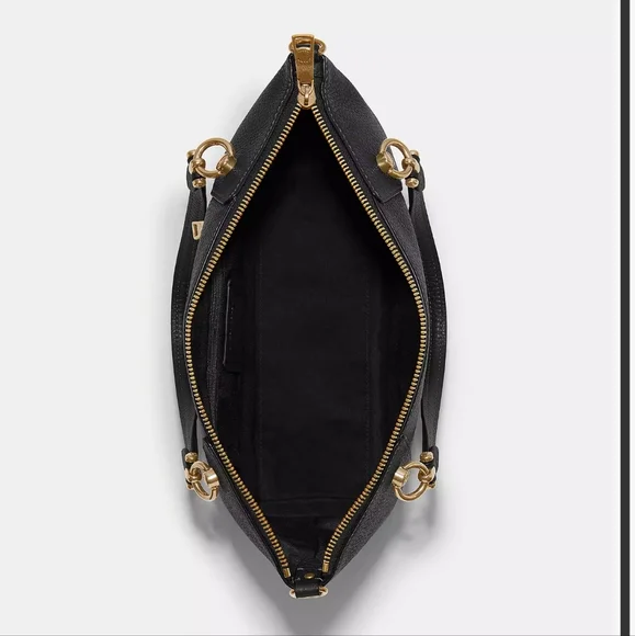 NWT Coach Kacey Satchel Black - Picture 3 of 5